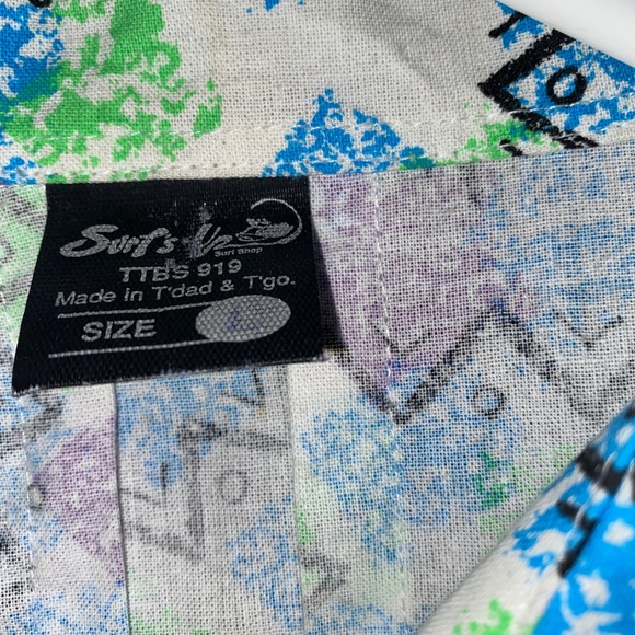 Vintage SURF’S UP Trinidad and Tobago Short-Sleeve - Picture 3 of 7
